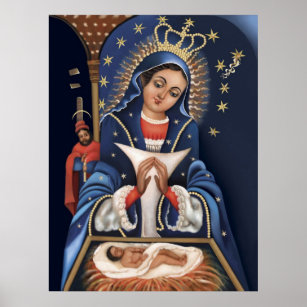 Poster Virgen de la Altagracia