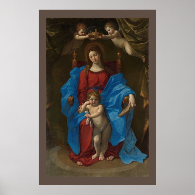 Poster Virgin Of The Chair (Devant)