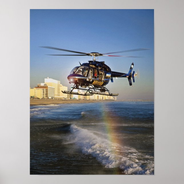 Poster Virginia Beach Bell 407 (Devant)