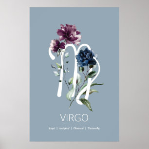 Poster Virgo Zodiac Star