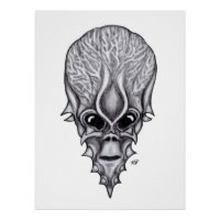 Visage Alien, Reconstruction faciale du crâne afri