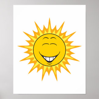 Poster Visage soleil