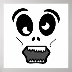 POSTER VISAGE ZOMBIE