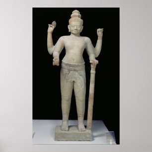 Poster Vishnu debout