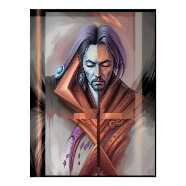 Poster Visions Abstraites (Devant)