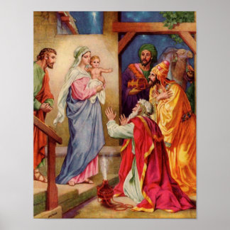 Poster Visite de l'art chrétien de Noël des Sages
