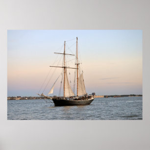 Poster Visite en bateau de la rivière Hudson