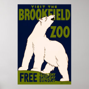 Poster Visitez le zoo de Brookfield