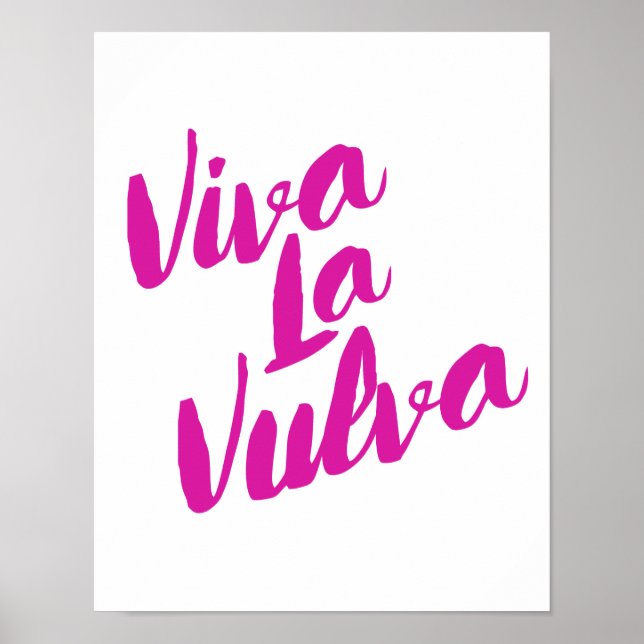 Poster Viva La V (Devant)