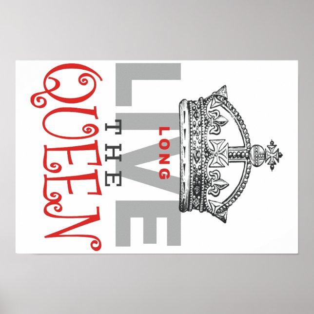 Poster Vive la REINE ! (Devant)