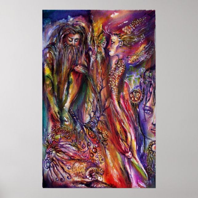 POSTER VIVIEN ET MERLIN (Devant)