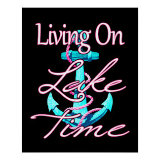 Poster Vivre sur le lac