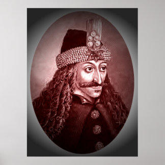 Poster Vlad Ţepeş rouge