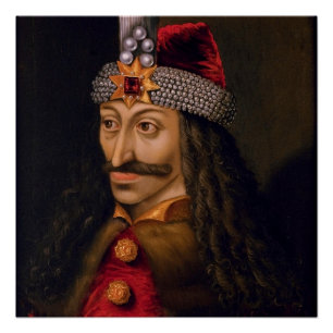 Poster Vlad tepes Vaccin Voivode portrait Dracula histor