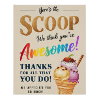 Voici l’affiche Scoop We Think You’re Awesome