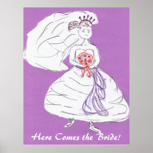 Poster Voici la mariée