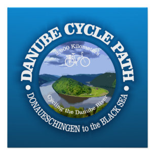Poster Voie cyclable du Danube (cyclisme c)