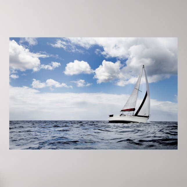 Poster Voile En Mer Ouverte (Devant)