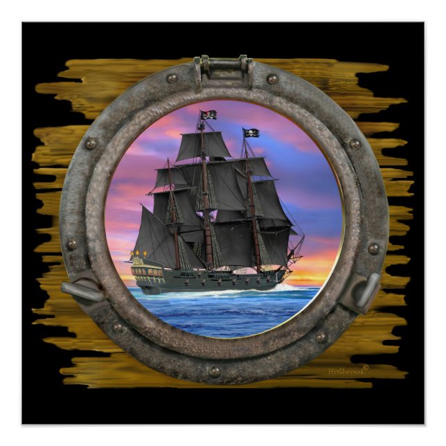 Poster Voiles noires des 7 mers (Devant)