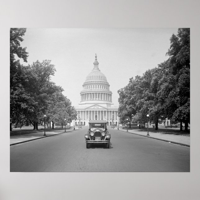 Poster Voiture à Capitol, 1923. Photo ancienne (Devant)
