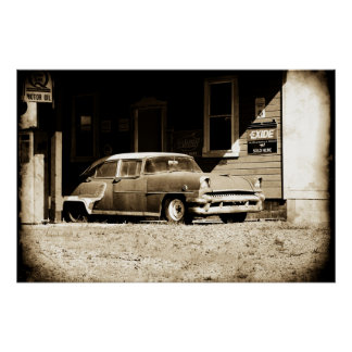 Poster Voiture antique