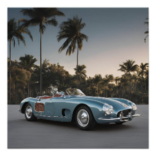 POSTER VOITURE CLASSIQUE