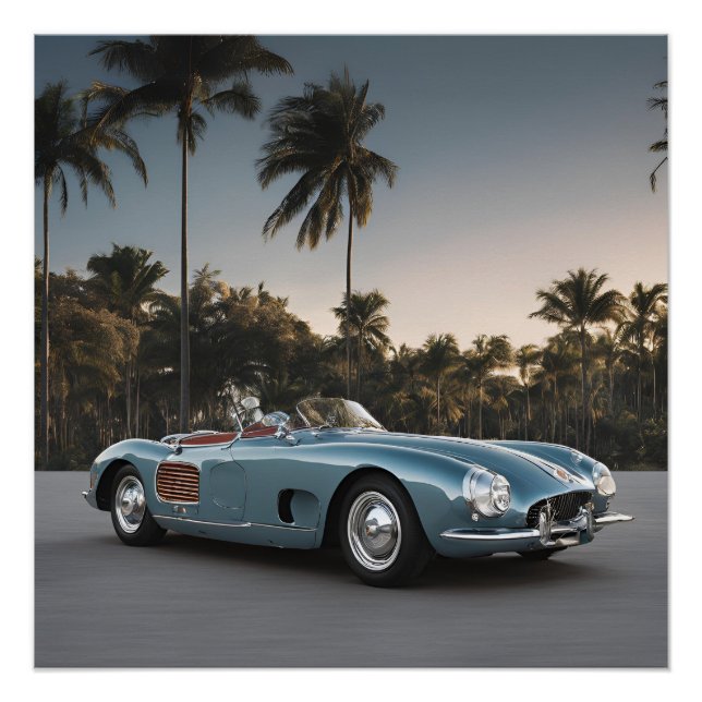 POSTER VOITURE CLASSIQUE (Devant)