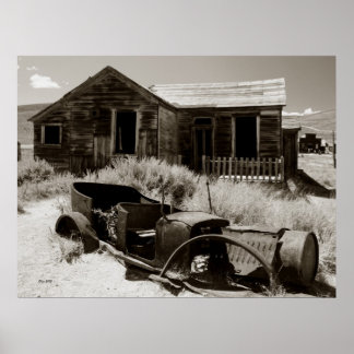 Poster Voiture et maison, Bodie
