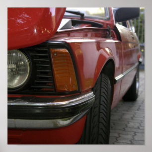 Poster Voiture rouge