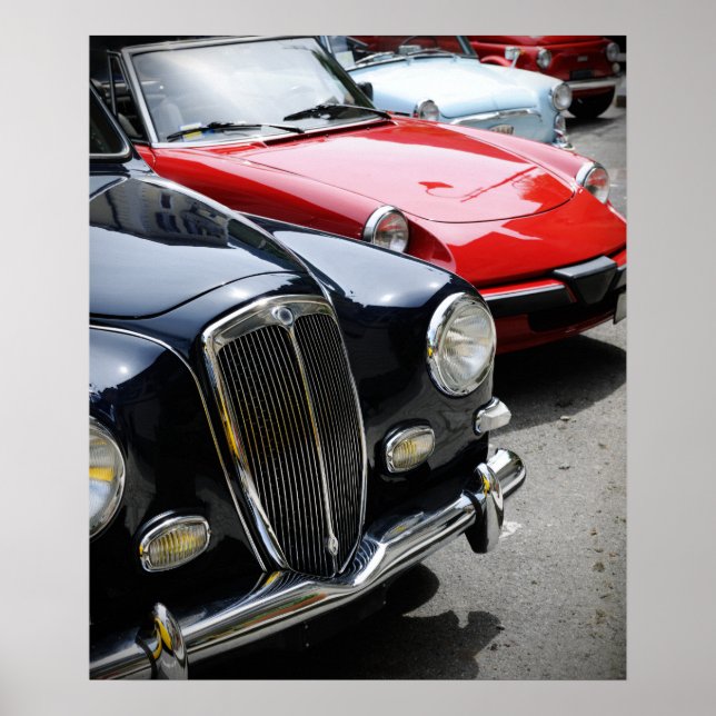 Poster Voitures anciennes (Devant)