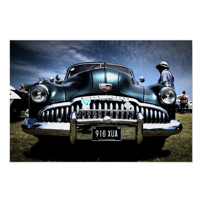 Poster Voitures classiques américaines (LBNGR_2888) (Devant)