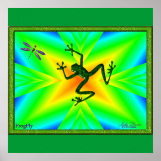 Poster Vol de grenouille