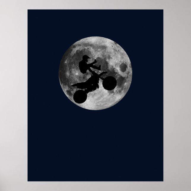 Poster Vol haut (motocross) (Devant)