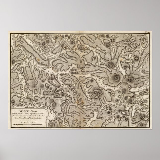 Poster Volcans Haute Loire (Devant)