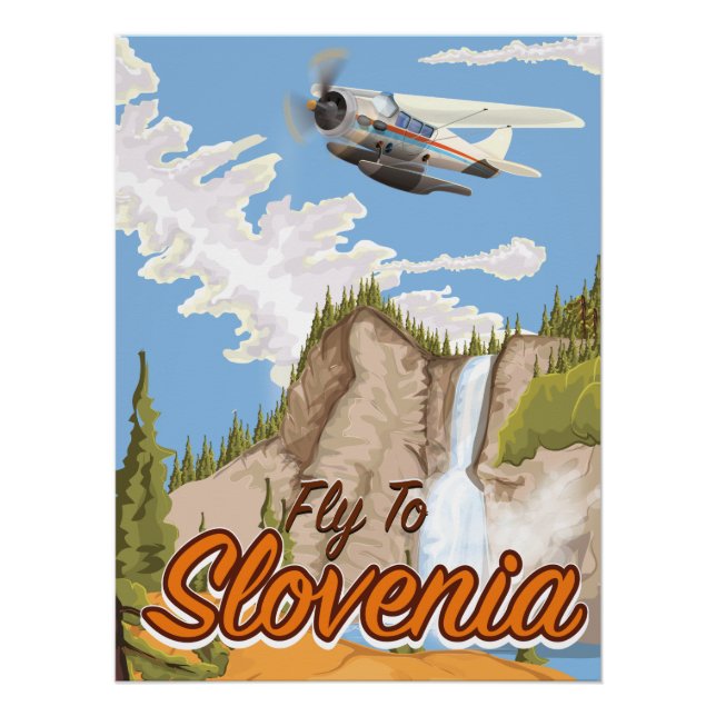 Poster Voler vers la Slovénie (Devant)