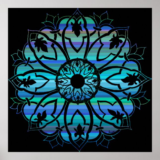 Poster Volet Valide - Midnight Imprimer (Devant)