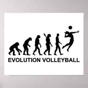 Poster Volley-ball Évolution