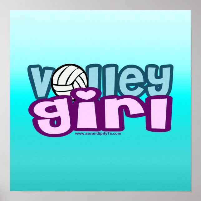 Poster Volley fille (Devant)
