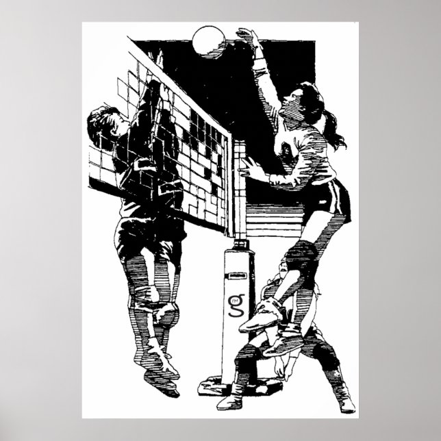 Poster Volleyball (Devant)