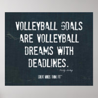 Poster Volleyball 005 - Denim Inspiration