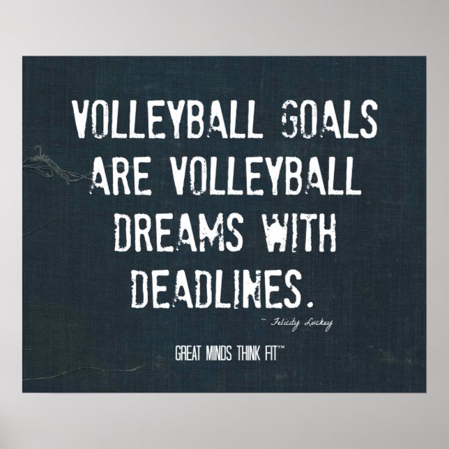 Poster Volleyball 005 - Denim Inspiration (Devant)