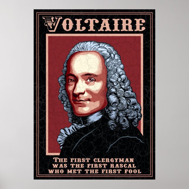 Poster Voltaire - Le Premier (Devant)