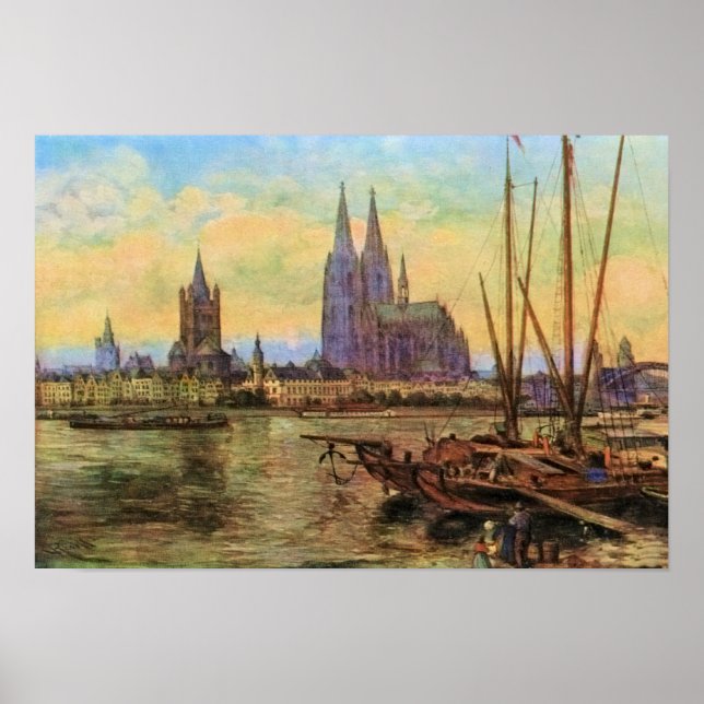 Poster Von Astudin, Koeln am Rhein (Devant)