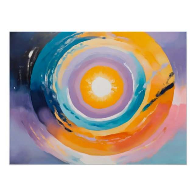 Poster Vortex cosmique : Embrassage solaire (Devant)