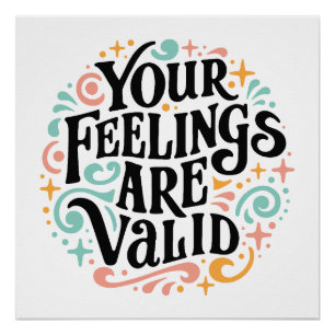 Poster Vos sentiments sont valides