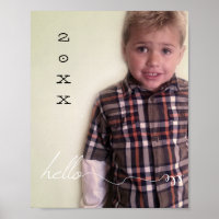 Votre année personnalisée de 8 po x 10 po