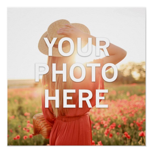 Poster Votre photo ici (Devant)