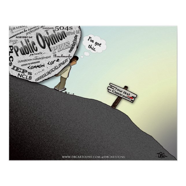 Poster Votre première classe que j'ai (Devant)