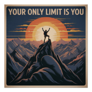 Poster Votre seule limite c'est vous