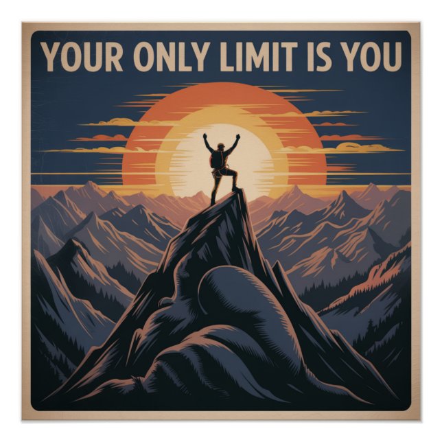 Poster Votre seule limite c'est vous (Devant)